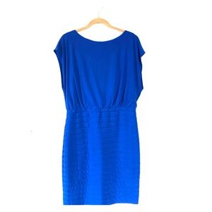 Adrianna Papell cocktail dress in stunning blue!